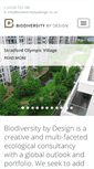 Mobile Screenshot of biodiversitybydesign.co.uk